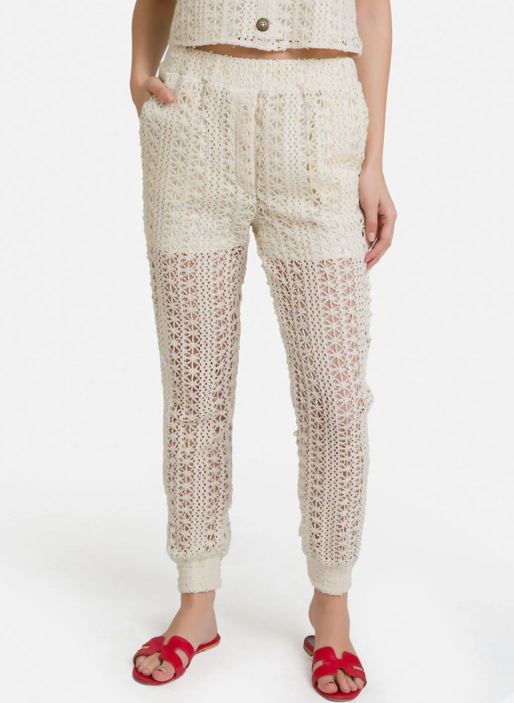 Stretch Crochet Joggers