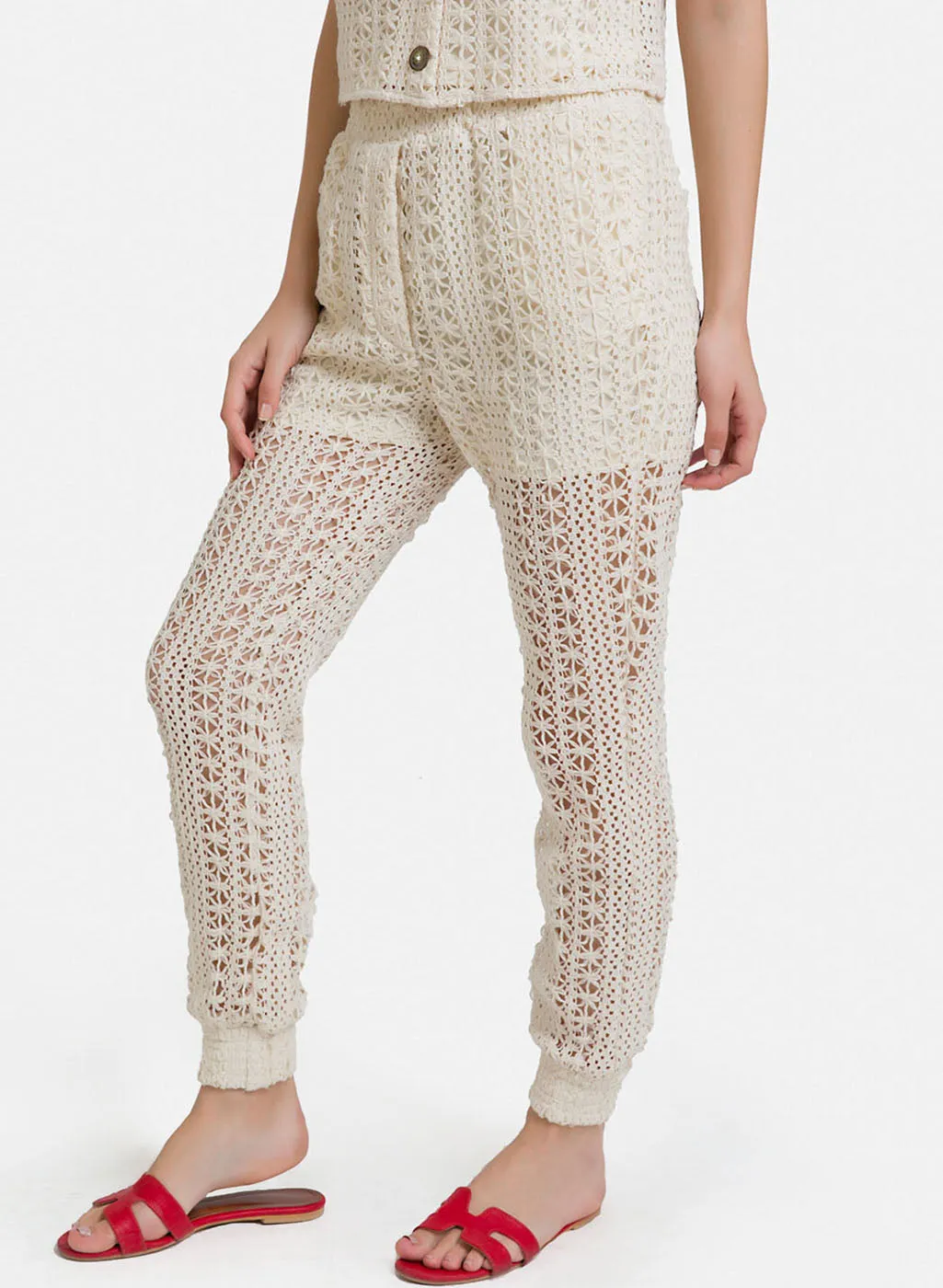 Stretch Crochet Joggers