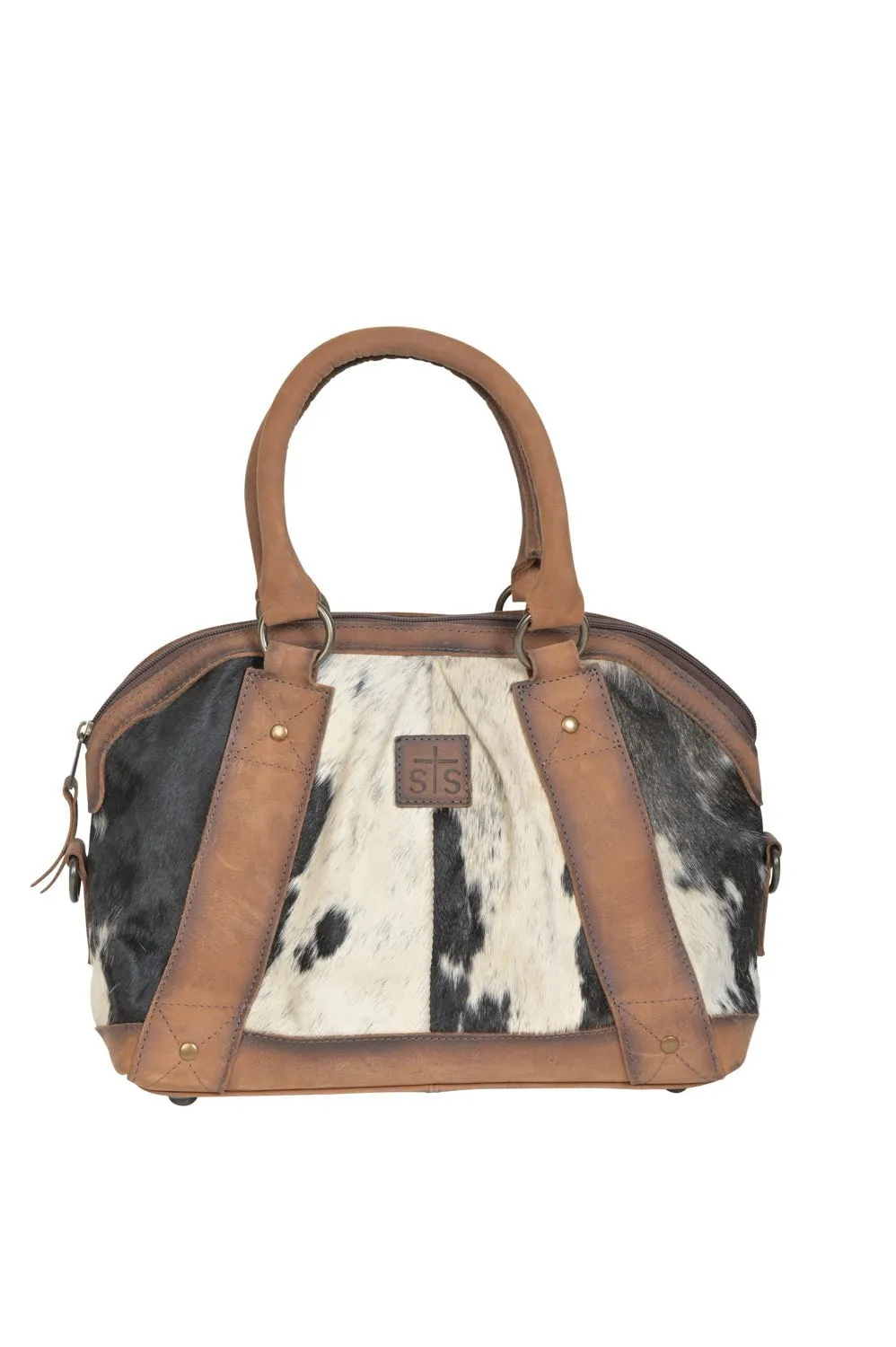 STS Ranchwear Womens Sansa Tornado/Cowhide Leather Satchel Bag