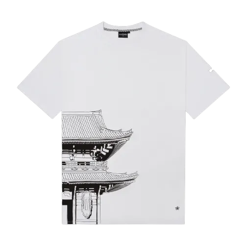 T-Shirt Dolly Noire Bench Tokyo Kimono Tee White