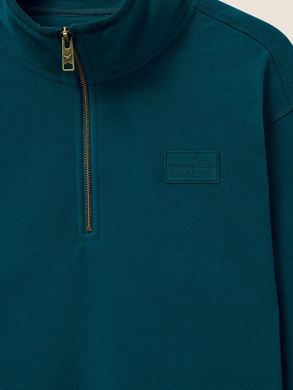 Teal Nevis 1/4 Zip Lightweight Fleece