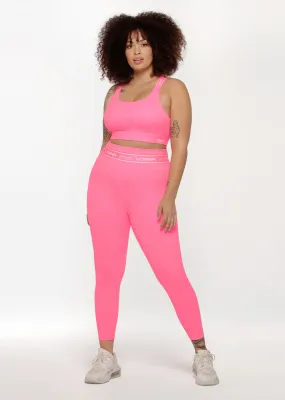 Tempo Ankle Biter Leggings | Pink | Tights and Leggings | Lorna Jane Australia