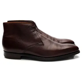 'Tetbury' Dark Brown Leather Chukka Boots UK 11 E