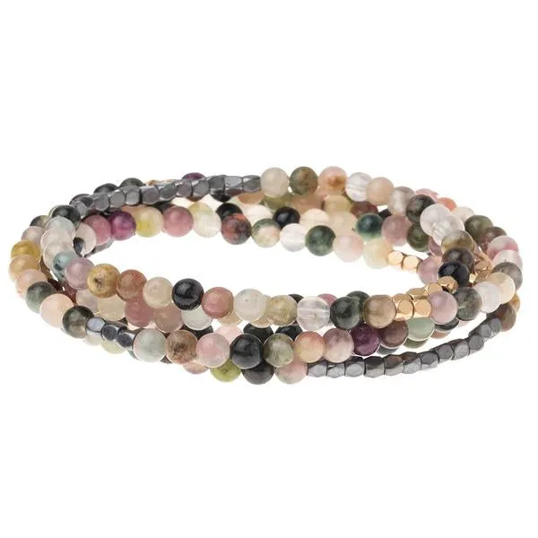 Tourmaline Stone Wrap Bracelet/Necklace