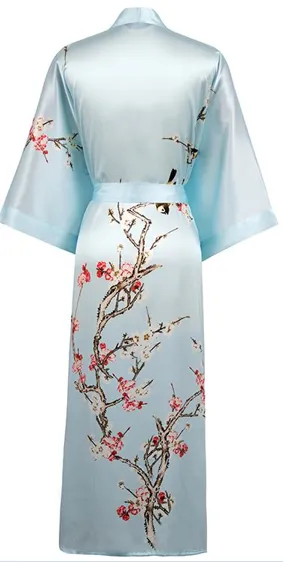 Traditional Silk Cherry Blossom Kimono (in stock, 3 day delivery)