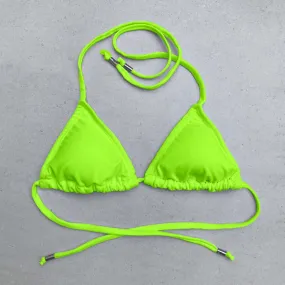 Triangle Bikini Top - LUMO LIME