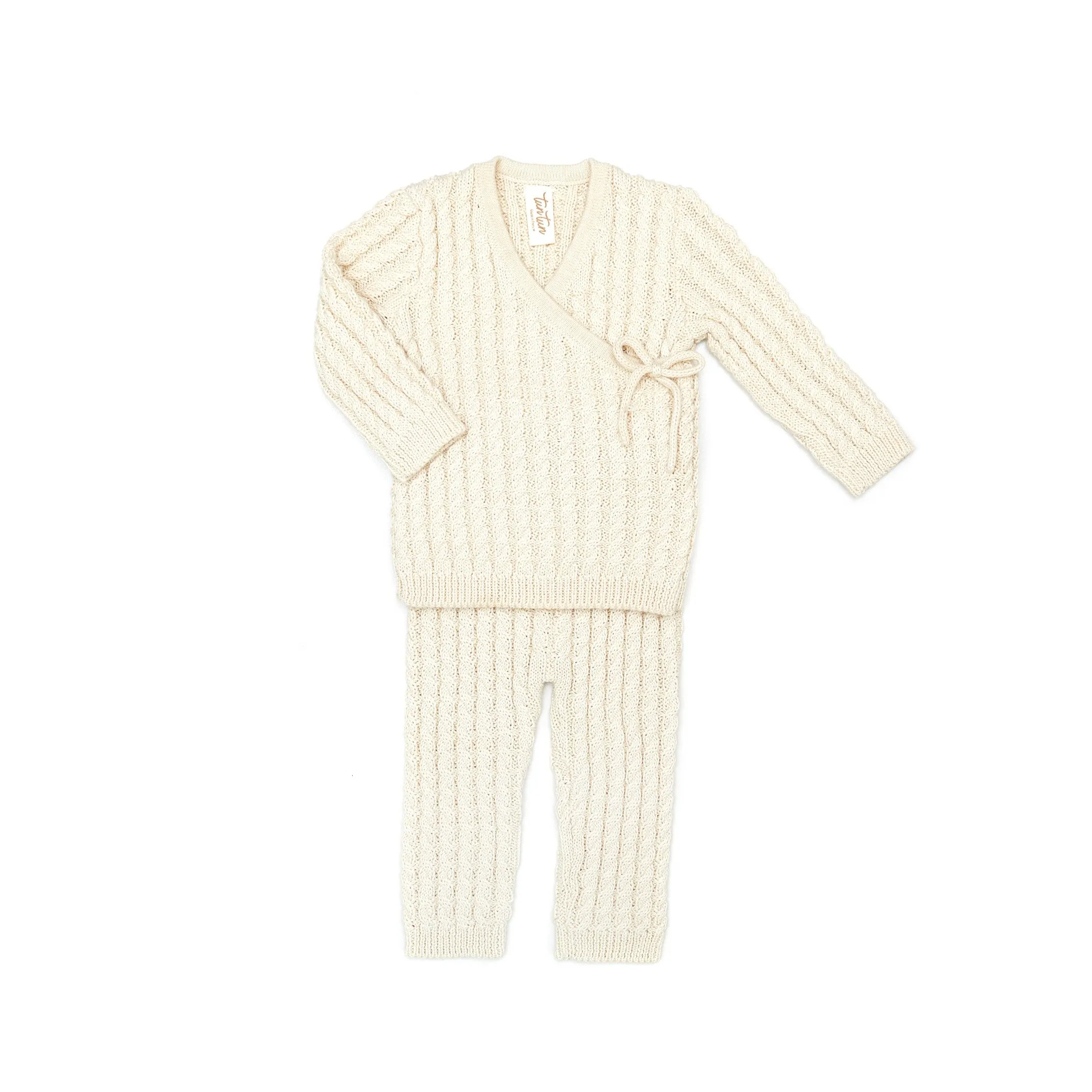 Tun Tun Baby 3Pc Knit Kimono Set