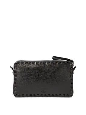 VALENTINO GARAVANI Studded Elegance Mini Crossbody Handbag (27x16x6 cm)