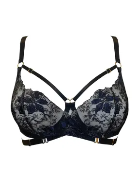 Vita Wrap Wire Bra Black