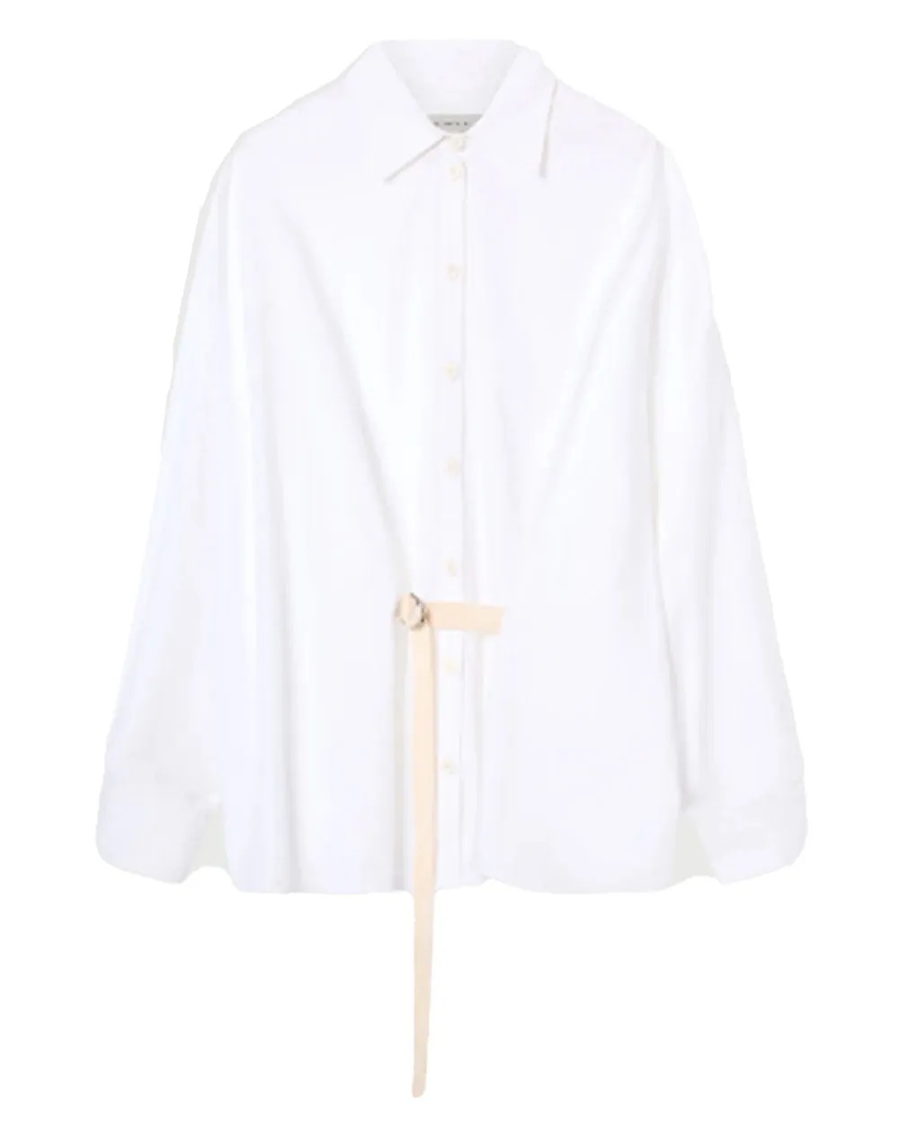 White Tate Wrap Shirt