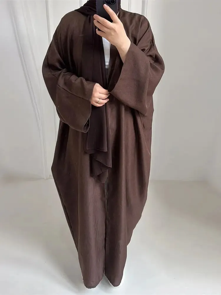 Women Robe Kimono Open Abaya Muslim Modest Dress