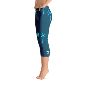 Women's CoastFlex Capri Leggings Under The Palms