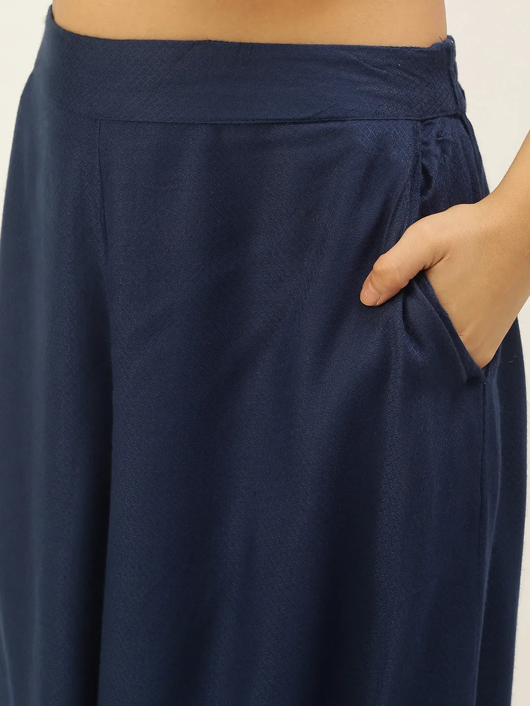 Women's Culottes Navy Blue