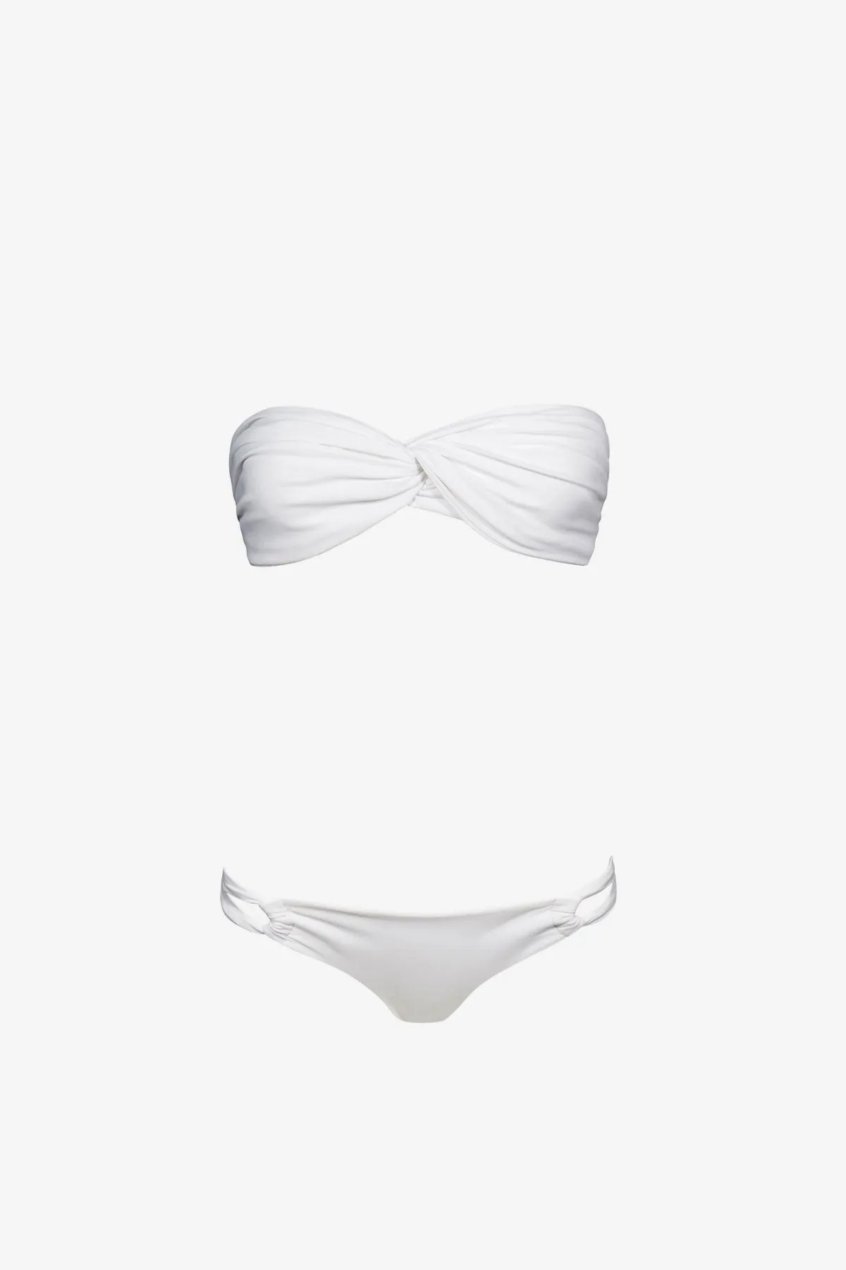 Wrap Bikini in White - Top