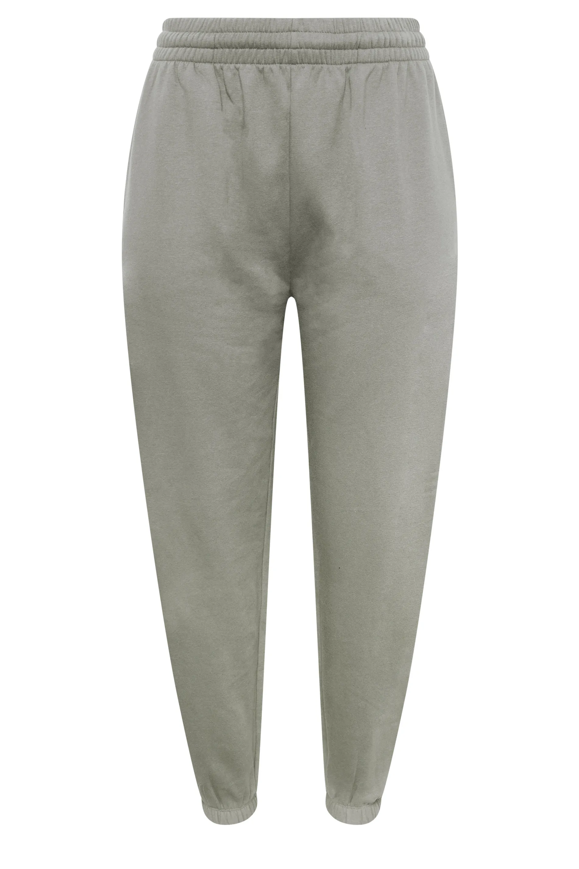 YOURS Curve Light Grey Cuffed Joggers